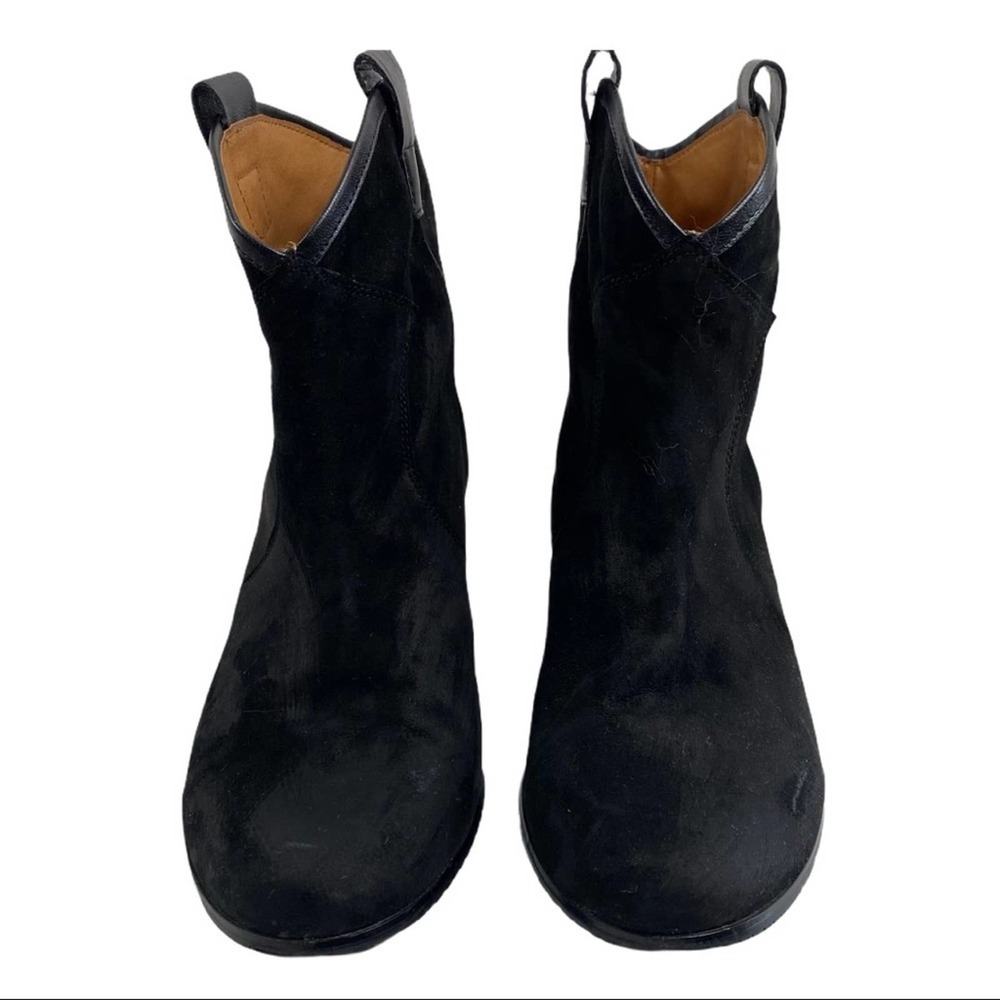Array Black Suede Ankle Boots - image 6